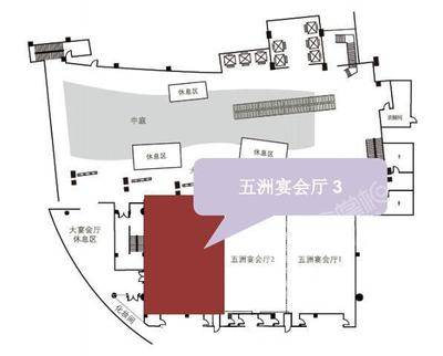 长沙北辰洲际酒店场地环境场地尺寸图